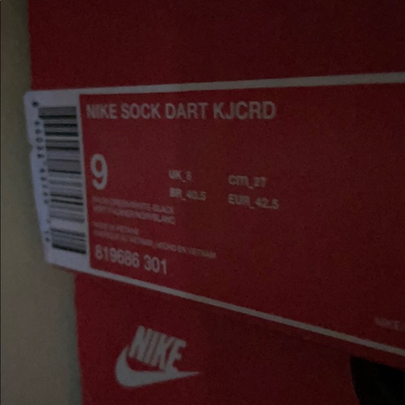 Nike sock dart size 9 palmgreen deadstock* w/box - Picture 6 of 8